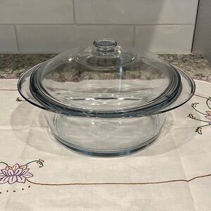 Arcuisine Elegance France 2.6 Qt Glass Casserole with Lid